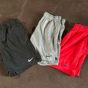 3 Pair of Men’s Nike shorts Standard 7inch.